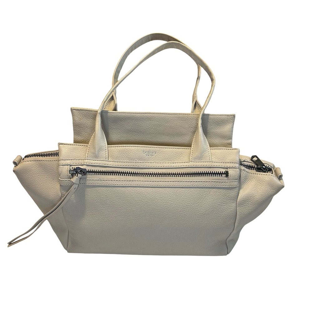 Botkier Elegant Cream Leather Tote Bag - Picture 6 of 14